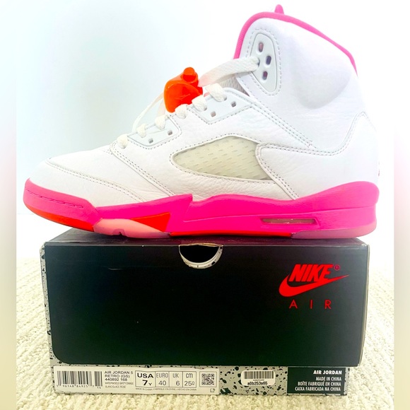 Air Jordan 5 Retro - Pinksicle (Mens size 7, Women’s 8-8.5) - Picture 2 of 3